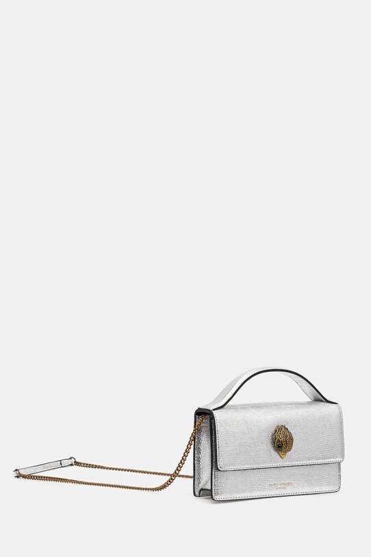 Kurt Geiger London poseta de piele 2744163109 argintiu SS25