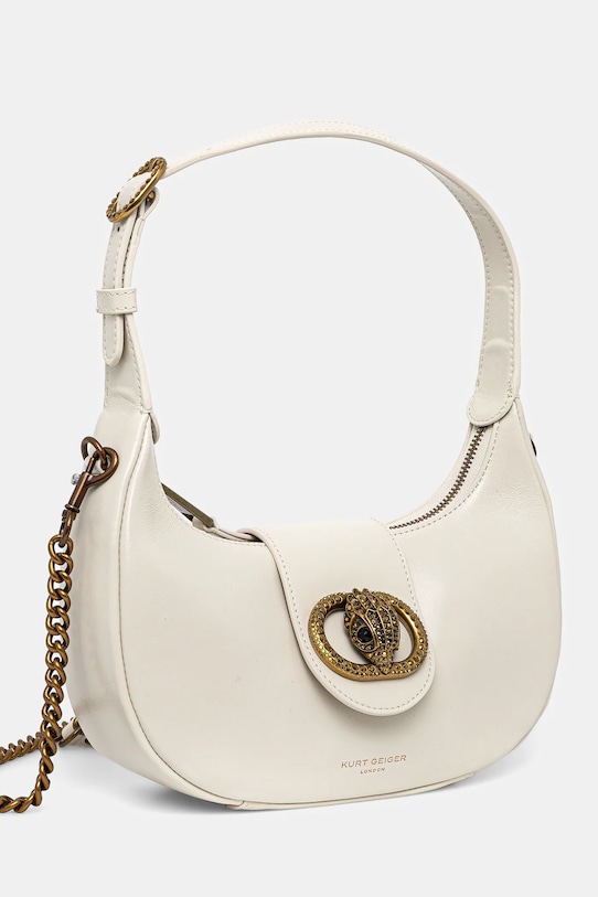 Kurt Geiger London torebka skórzana 3601141309 beżowy SS25