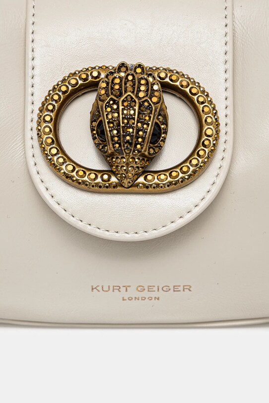 Kurt Geiger London torebka skórzana beżowy 3601141309