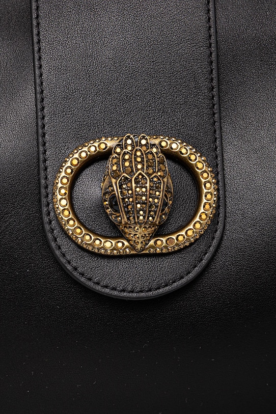 Kožená kabelka Kurt Geiger London čierna 4021600109