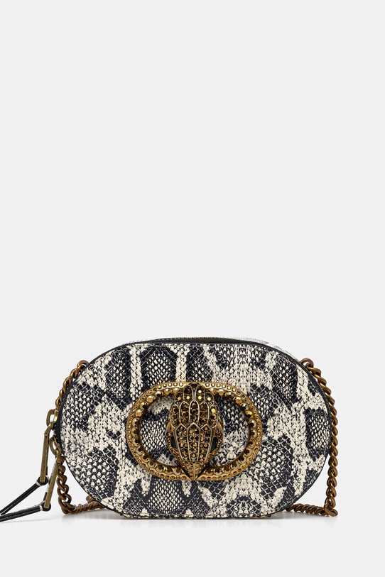 Kurt Geiger London torebka skórzana skóra licowa beżowy 3600644719