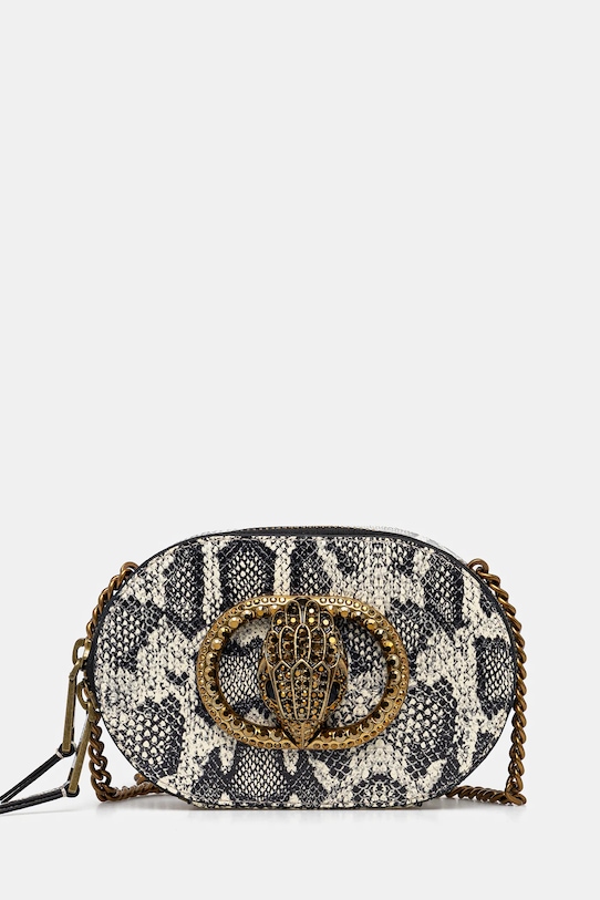 Kurt Geiger London torebka skórzana skóra licowa beżowy 3600644719