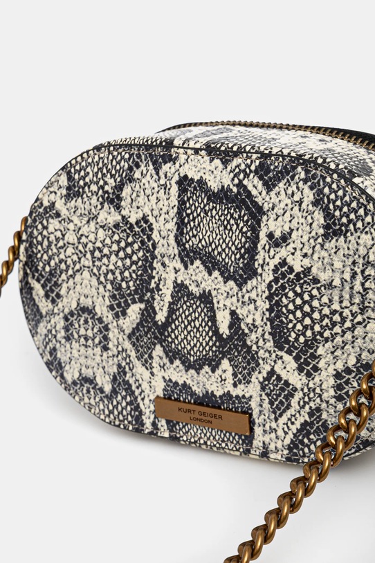 Akcesoria Kurt Geiger London torebka skórzana 3600644719 beżowy