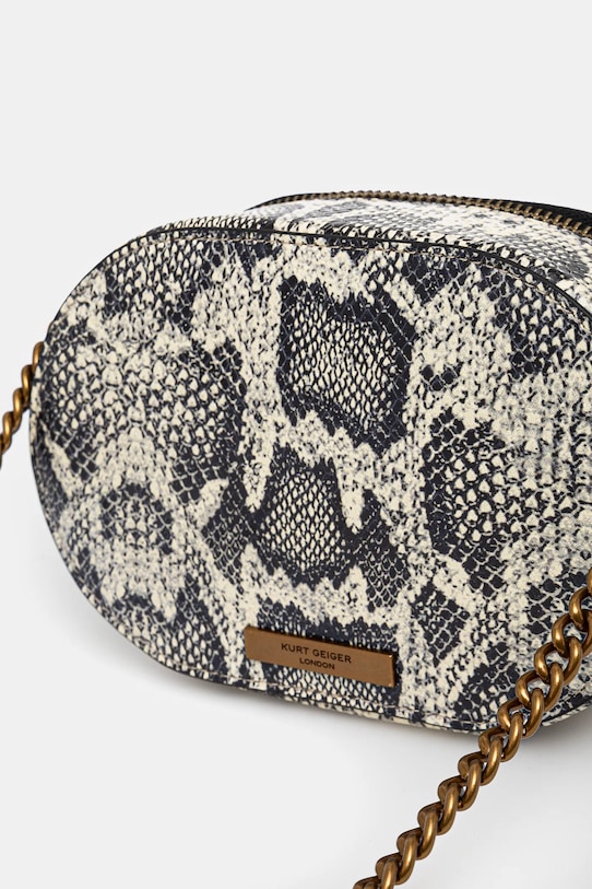 Akcesoria Kurt Geiger London torebka skórzana 3600644719 beżowy