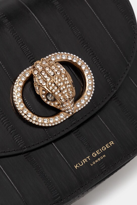 Шкіряна сумочка Kurt Geiger London чорний 3598300119