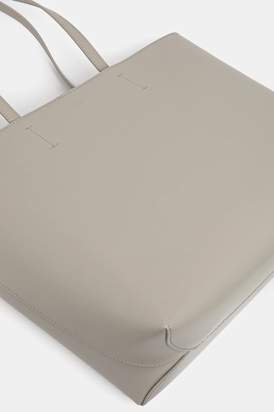 Kožená kabelka Kurt Geiger London šedá 3601423109