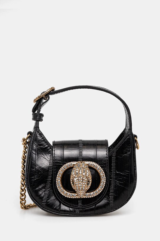 Kurt Geiger London poseta de piele nu incape in A4 negru 3599400119