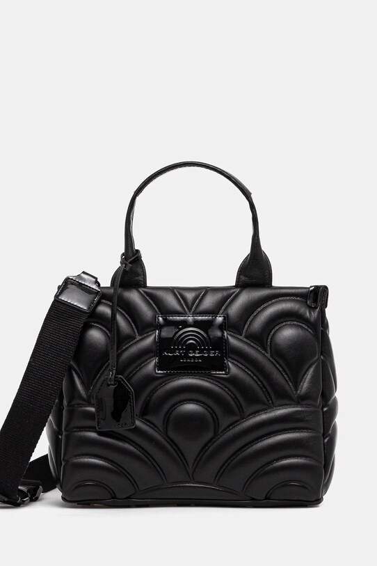 Kurt Geiger London torebka skórzana skóra licowa czarny 4047600109