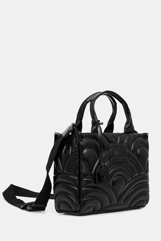 Kurt Geiger London torebka skórzana 4047600109 czarny SS25