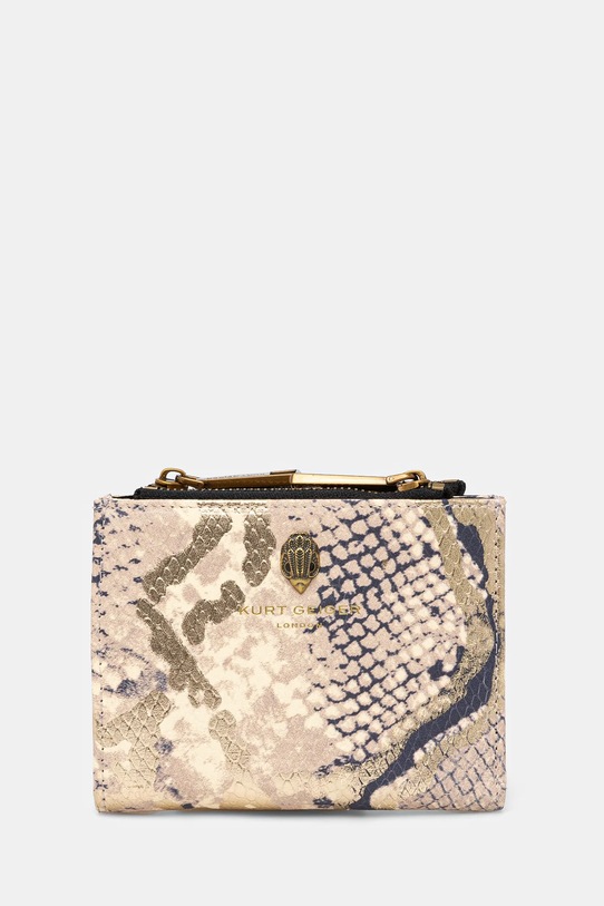 Kožená peněženka Kurt Geiger London přírodní kůže zlatá 9342066719