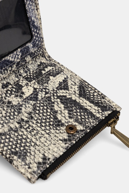 Akcesoria Kurt Geiger London portfel skórzany 3597444719 beżowy