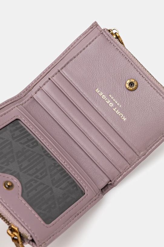 Kurt Geiger London portafoglio in pelle 4166595109 violetto