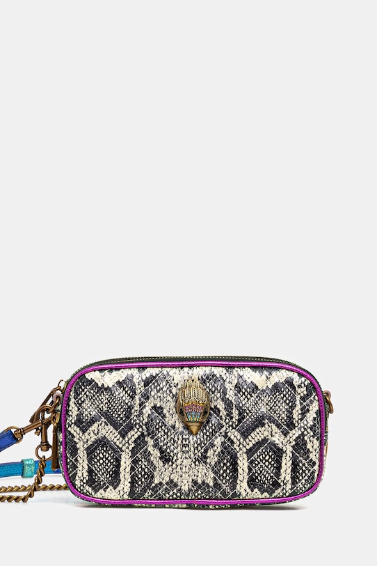 Kožna torba Kurt Geiger London zrnata koža bež 4026544719