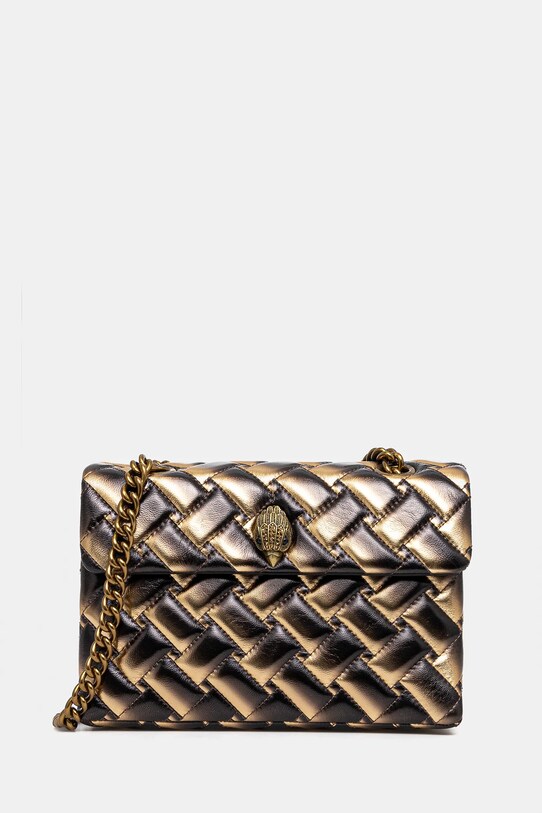 Usnjena torbica Kurt Geiger London Ne ustreza A4 zlata 3586268109