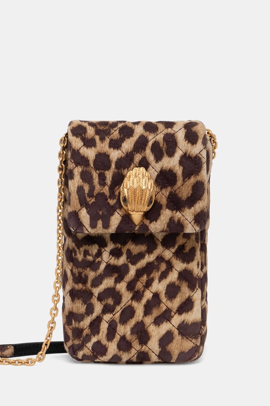 Torba od brušene kože Kurt Geiger London brušena koža smeđa 2710039289