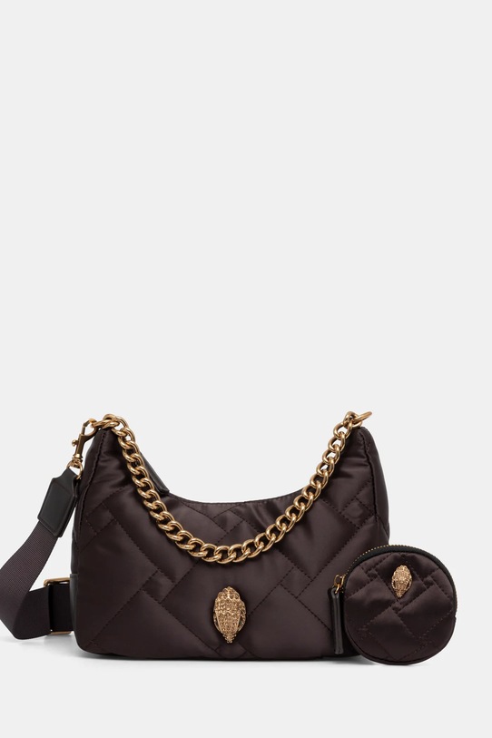 Kabelka Kurt Geiger London hladký hnědá 2064731229