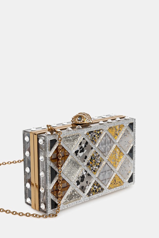 Kurt Geiger London poseta 3592965979 argintiu SS25