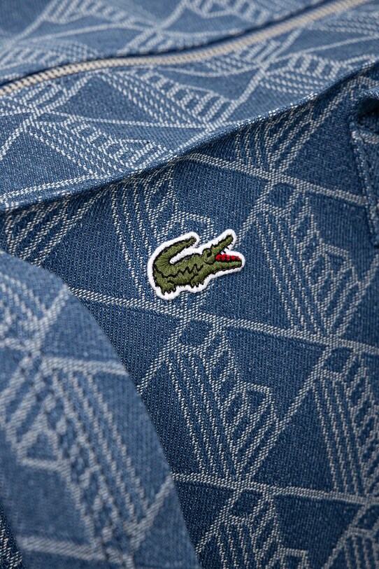 Хлопковая сумка Lacoste голубой NU4994PB