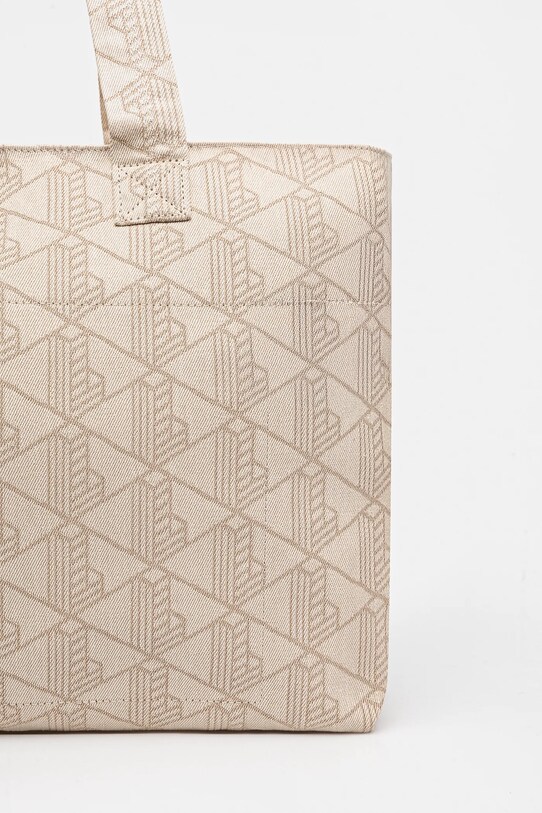 Accessori Lacoste borsa a mano in cotone NU4994PB beige