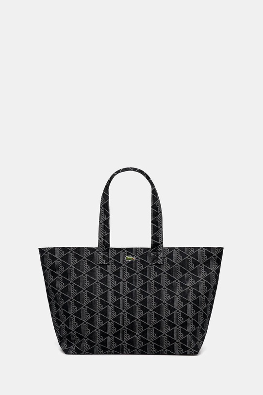 Lacoste torebka bawełniana mieści A4 czarny NU4994PB
