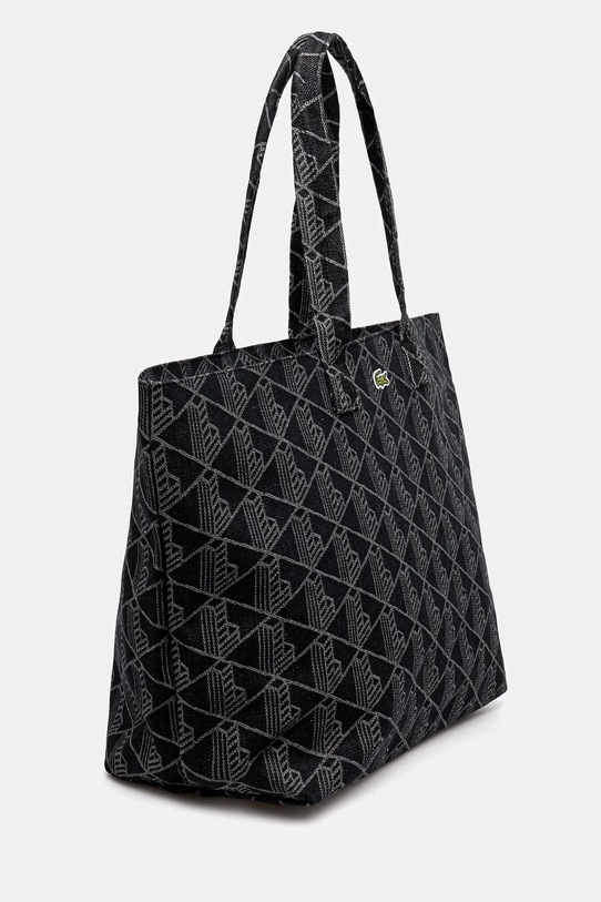Lacoste torebka bawełniana NU4994PB czarny AW25