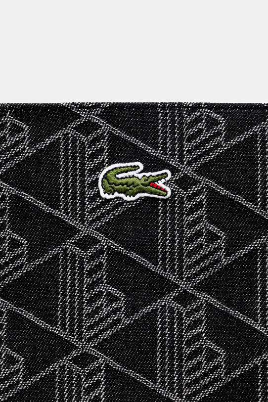 Lacoste torebka bawełniana czarny NU4994PB