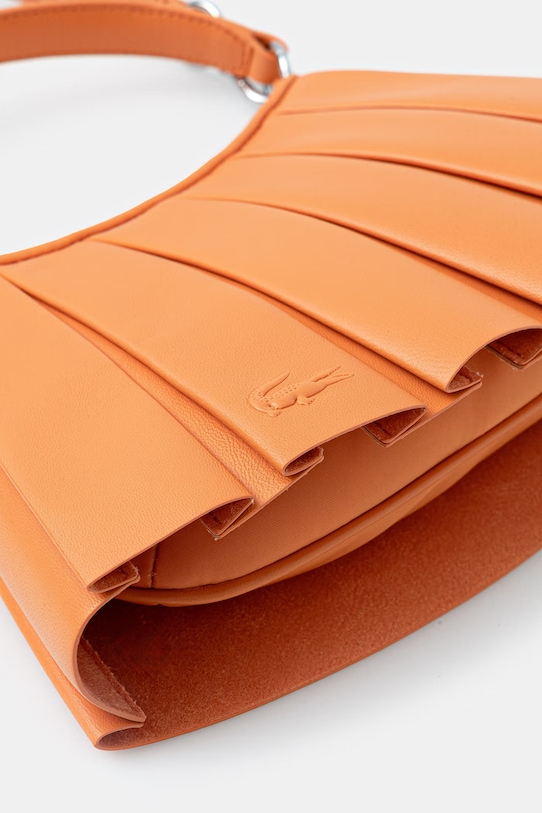 Lacoste torebka skórzana beżowy NU5011DP