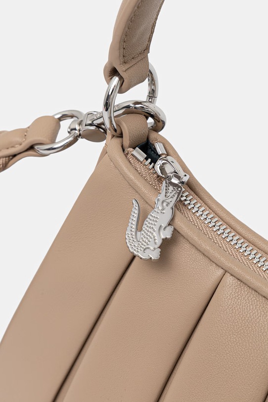 Lacoste torebka skórzana beżowy NU5011DP