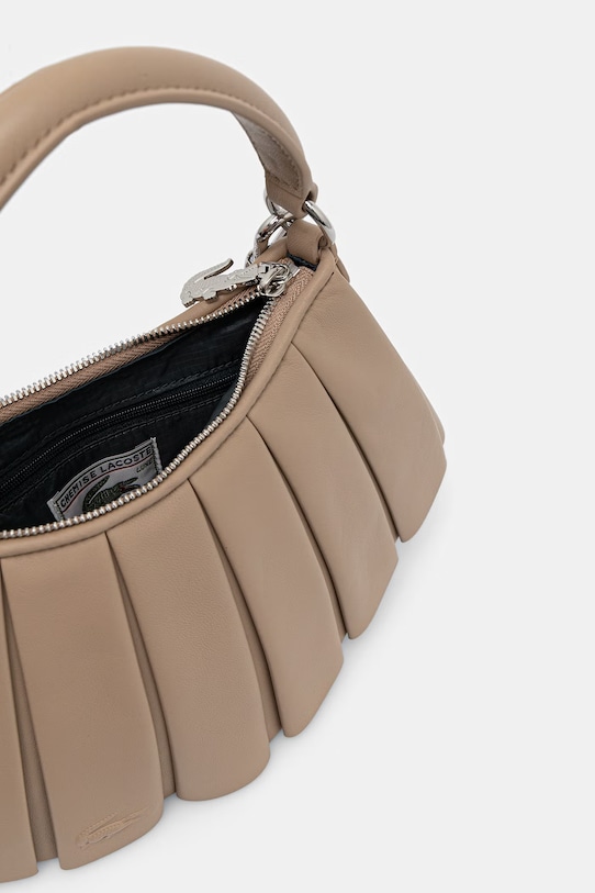 Lacoste torebka skórzana NU5011DP beżowy