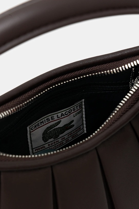 Lacoste torebka skórzana NU5011DP brązowy