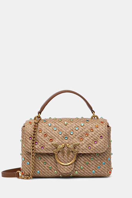 Pinko kézitáska szintetikus bőr zöld 100044.A2CG