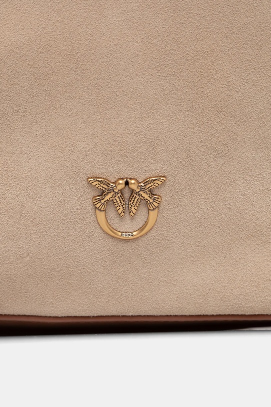 Замшева сумочка Pinko бежевий 104305.A2CC