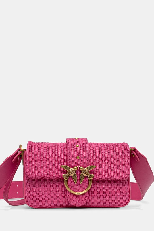 Pinko torebka nie mieści A4 różowy 104340.A2CF