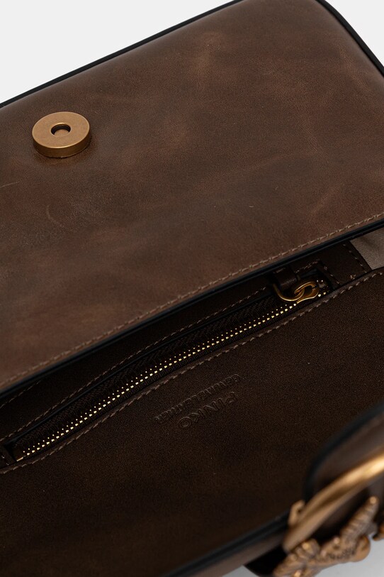 Pinko borsa a mano in pelle 104340.A2C2 marrone