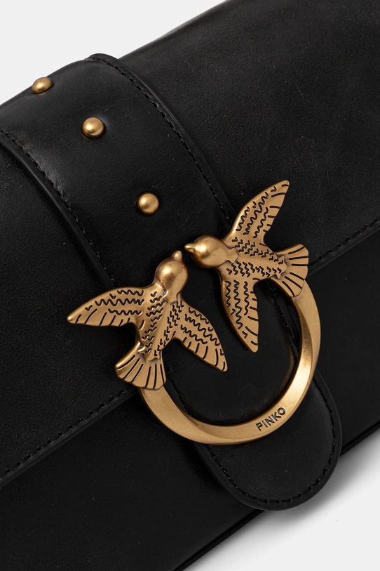 Кожаная сумочка Pinko чёрный 104340.A2C2