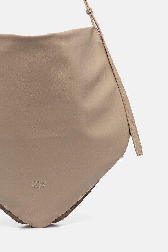 Akcesoria Pinko torebka skórzana 104412.A270 beżowy