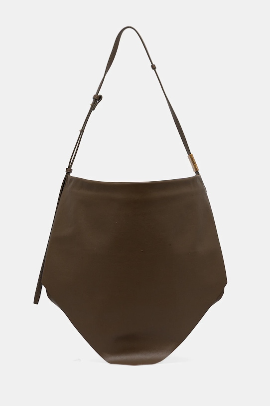 Кожаная сумочка Pinko кожа коричневый 104412.A270