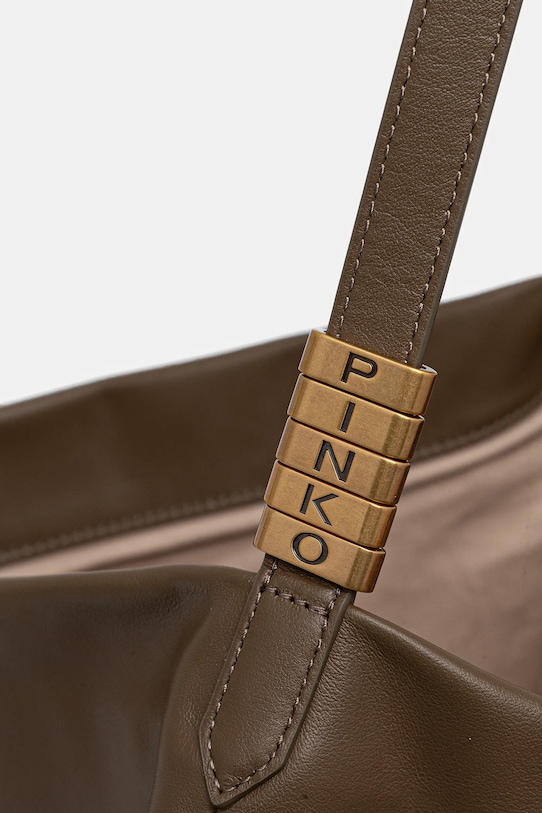 Кожаная сумочка Pinko коричневый 104412.A270