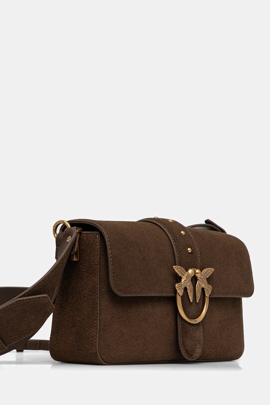 Pinko torebka zamszowa 104524.A2CC brązowy SS25