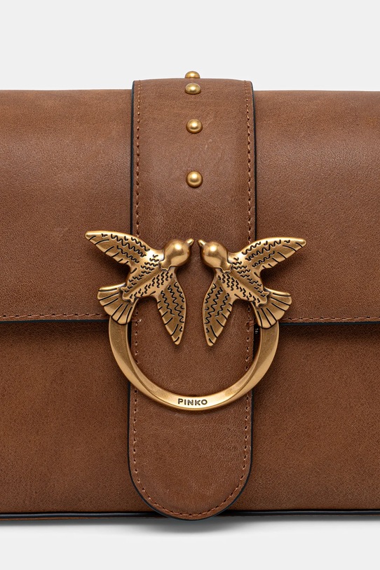 Kožna torba Pinko smeđa 104524.A2C2