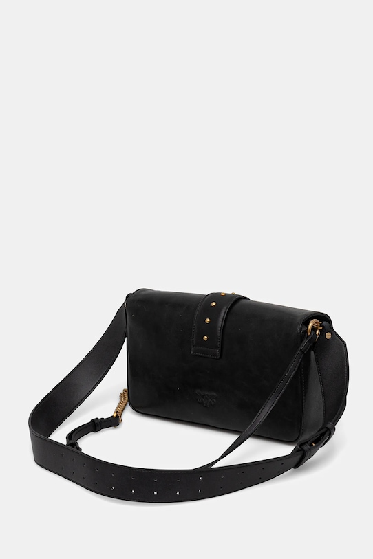 Accesorii Pinko poșetă de piele 104524.A2C2 negru