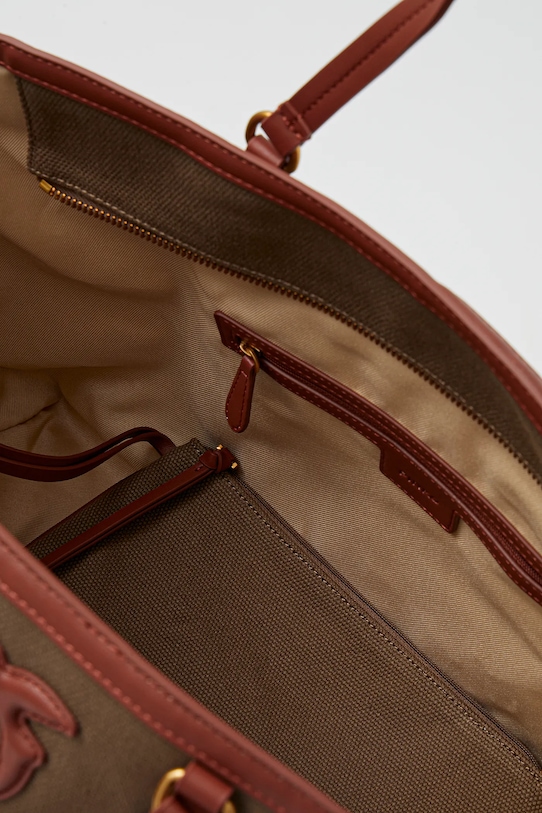 Хлопковая сумка Pinko коричневый 104715.A2G2