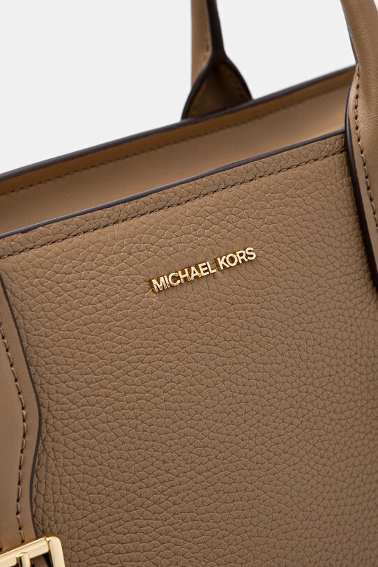 Шкіряна сумочка MICHAEL Michael Kors бежевий 30R5G9OT7L