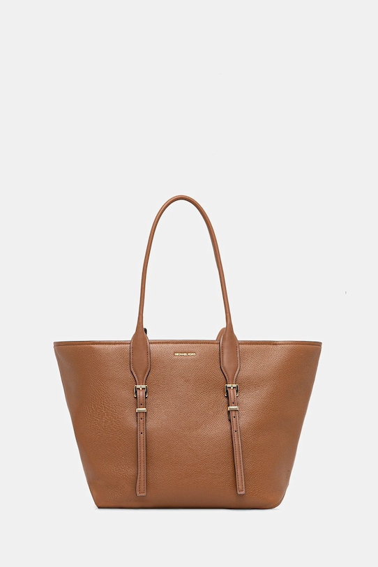 MICHAEL Michael Kors poșetă de piele uni maro 30R5G9OT7L