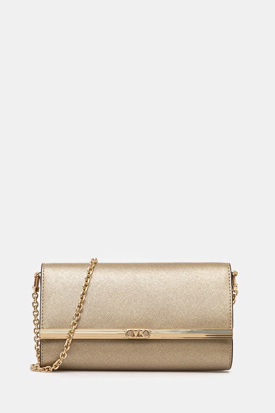 MICHAEL Michael Kors torebka skórzana nie mieści A4 złoty 30H3G8OC3M