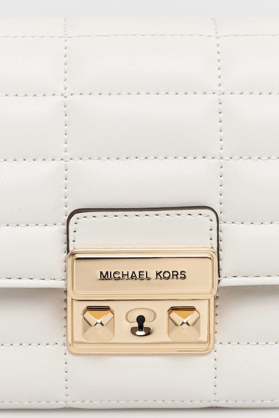 Kožená listová kabelka MICHAEL Michael Kors biela 32S4G2RC9L