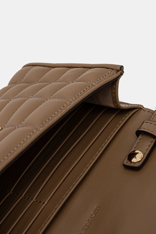 Kožna pismo torbica MICHAEL Michael Kors 32S4G2RC9L bež