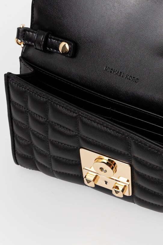 Kožená listová kabelka MICHAEL Michael Kors 32S4G2RC9L čierna