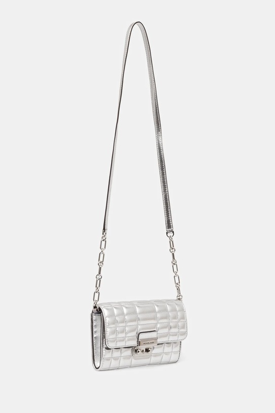 Kožená kabelka MICHAEL Michael Kors 32S4S2RC9K strieborná SS25