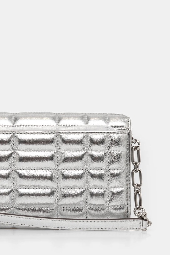 Doplnky Kožená kabelka MICHAEL Michael Kors 32S4S2RC9K strieborná